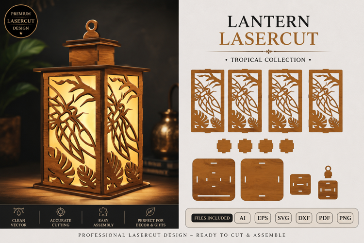 Dragonfly Lantern Lasercut