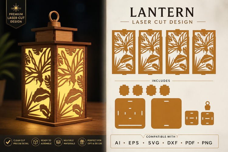 Dragonfly Lantern Lasercut