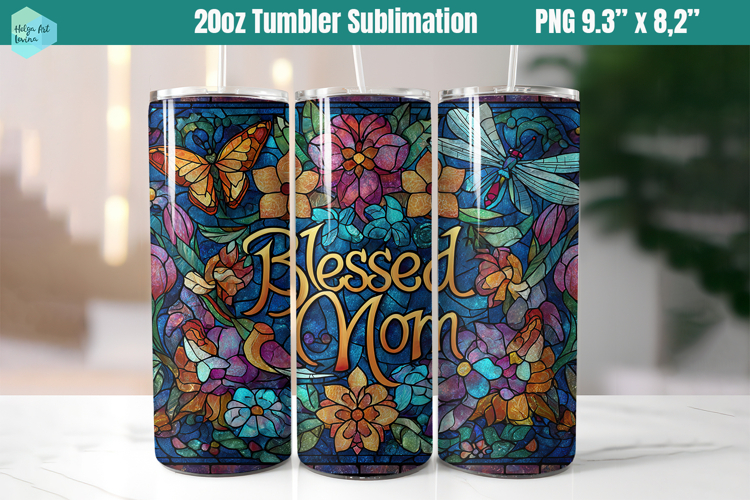 20 OZ Skinny Tumbler Sublimation | Mothers Day