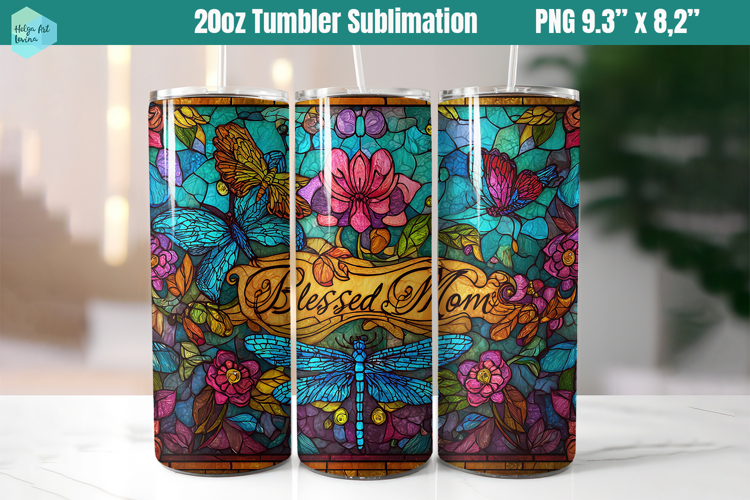 20 OZ Skinny Tumbler Sublimation | Mothers Day