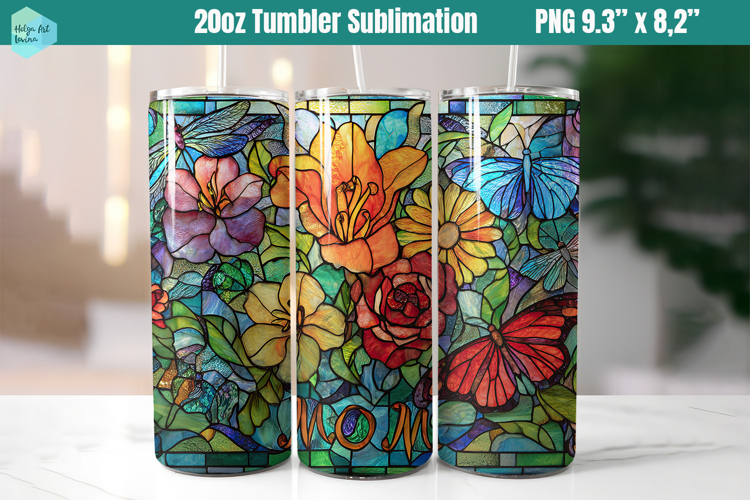 20 OZ Skinny Tumbler Sublimation | Mothers Day