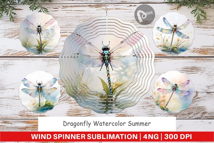 Wind Spinner Dragonfly Summer
