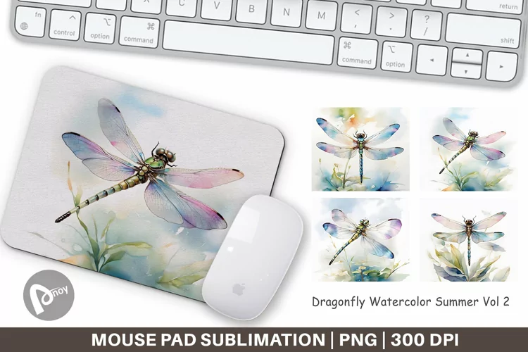 Mouse Pad Dragonfly Summer
