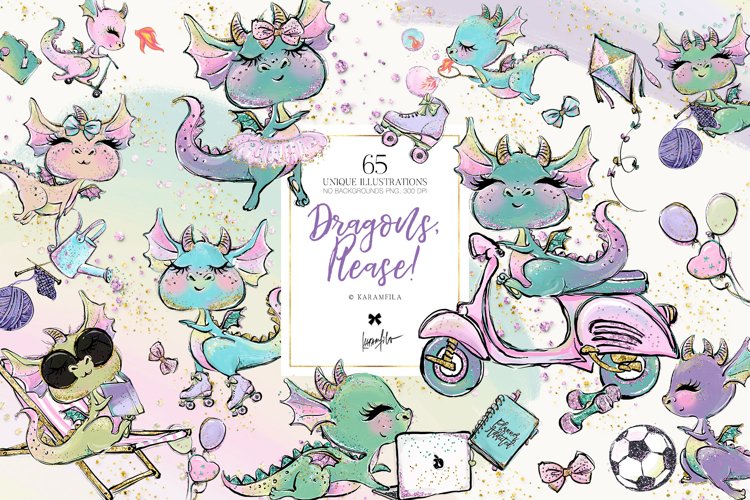 Kawaii Christmas Clipart Premium Vector Clipart Kawaii Blue Birthday Dragons Cute Birthday Dragons Clipart Set High Quality Vectors