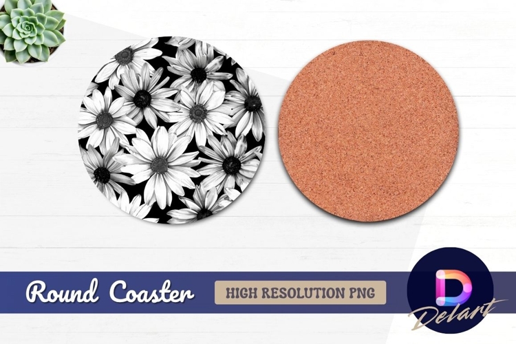 Daisy Black And White Clipart Image 6