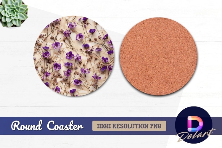Purple Flowers Clipart Image 10