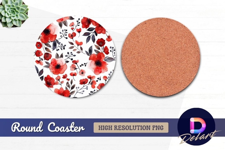 Red Flower Clipart Image 12