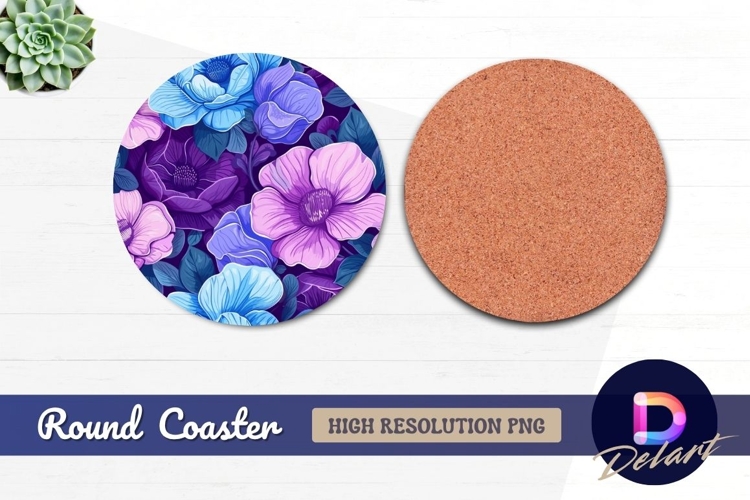 Blue Flowers Clipart Image 6