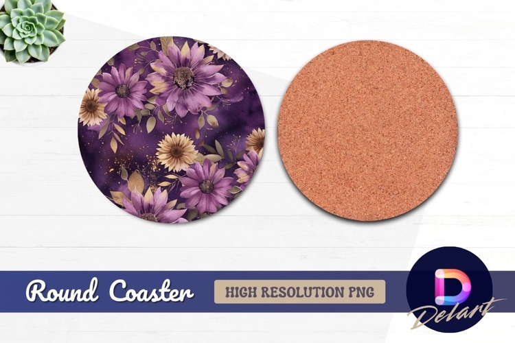 Purple Flowers Clipart Image 21