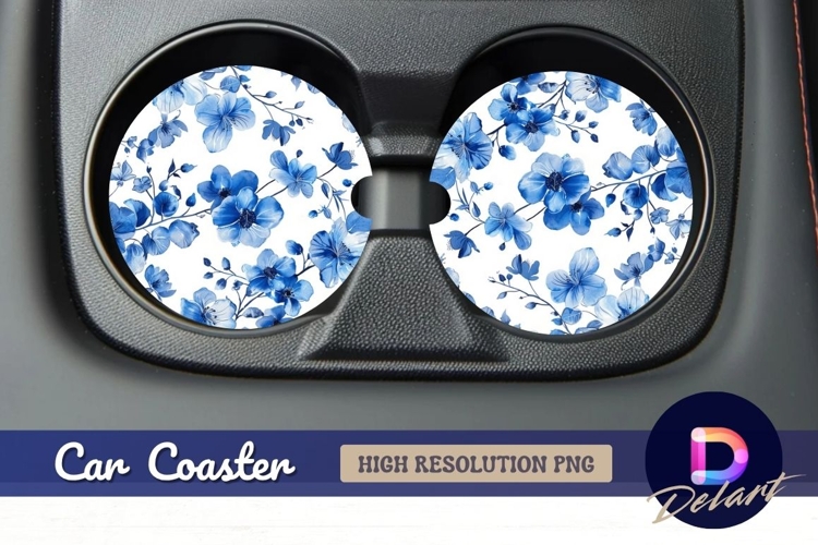 Blue Flowers Clipart Image 4