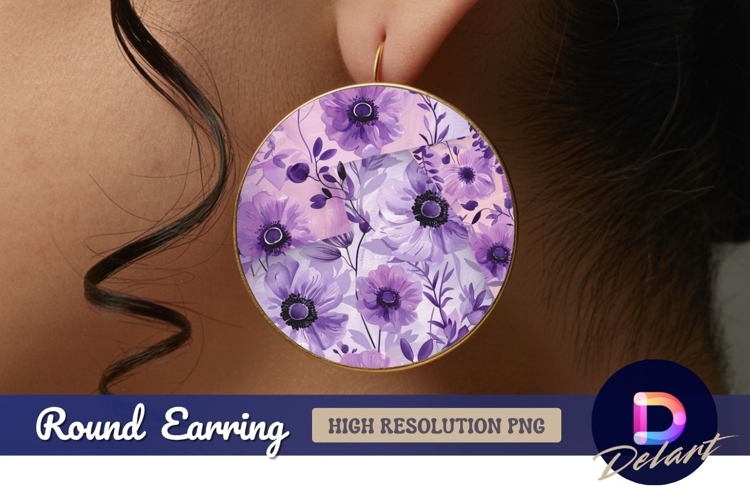 Purple Flower Clipart Image 10