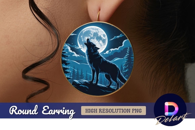 Howling Wolf Clipart Image 11
