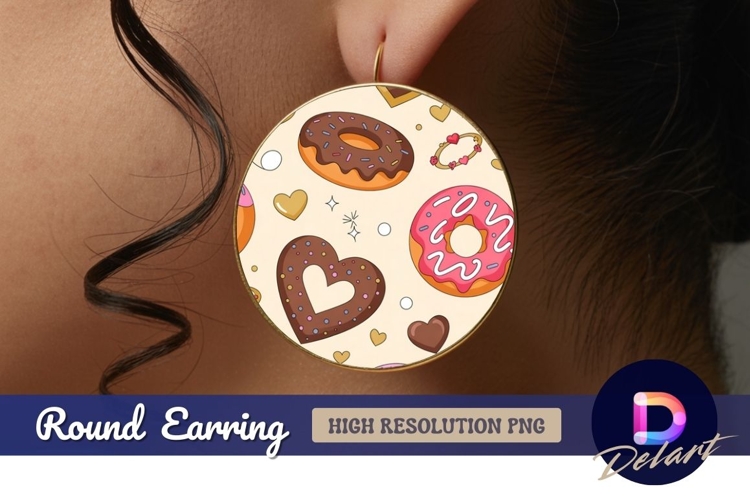 Cute Donut Clipart Image 24