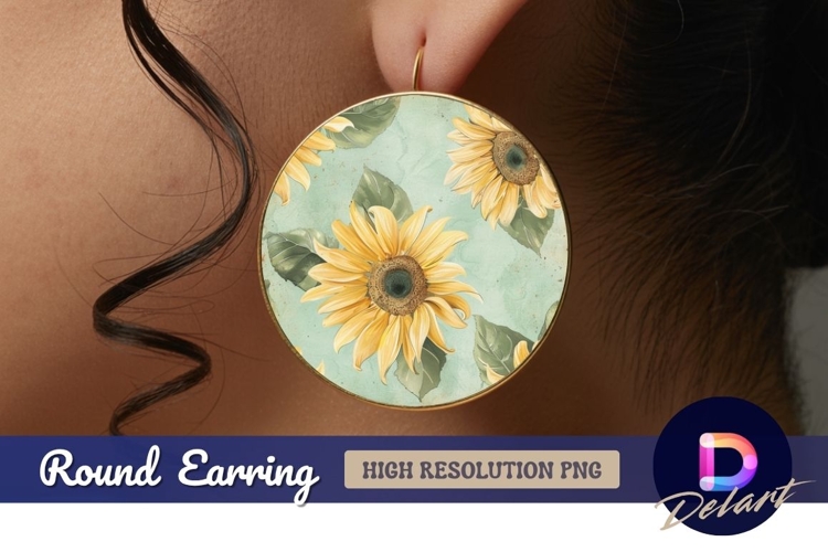 Watercolor Sunflower Clipart Image 6