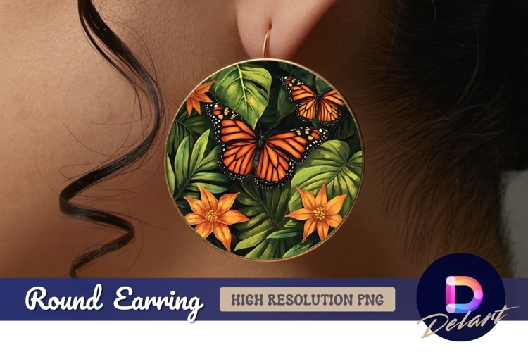 Monarch Butterfly Clipart Image 4