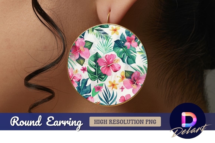 Tropical Flowers Clipart Image 3