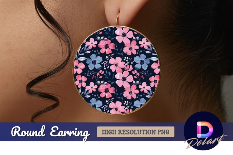 Blue Flowers Clipart Image 17