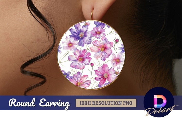Purple Flower Clipart Image 7