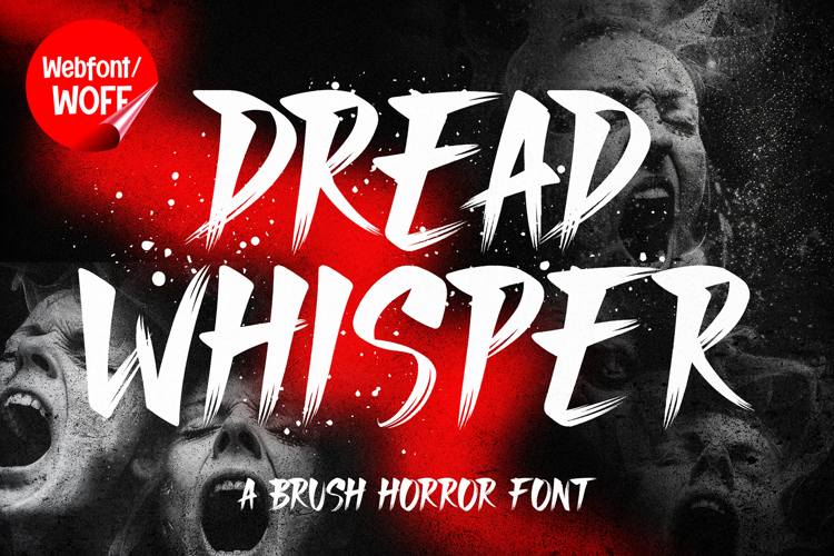 Dread Whisper | Halloween Brush Webfont for Spooky Design
