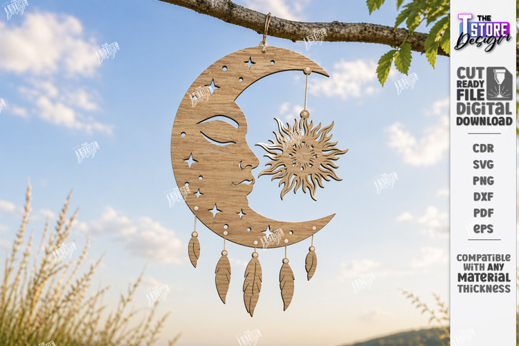 Dream Catcher Laser Cut | Boho Wall Hanging | Garden Decor