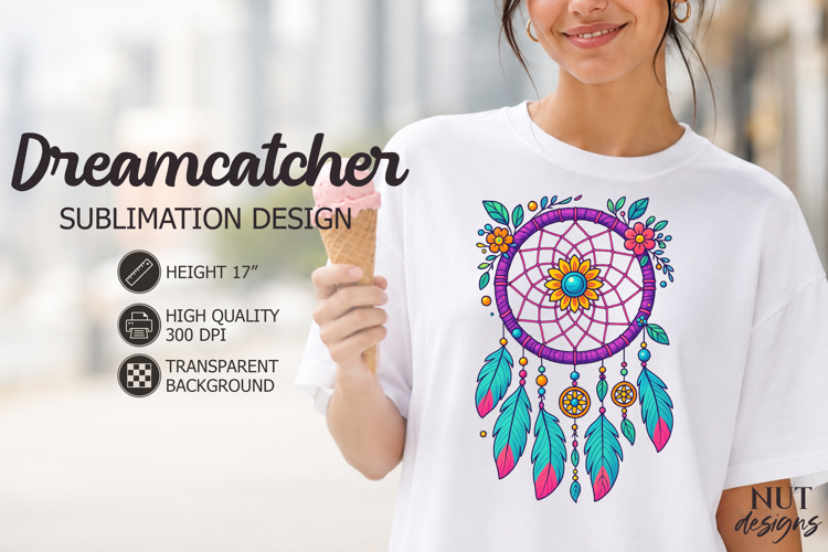 Boho Dreamcatcher sublimation Summer hippie