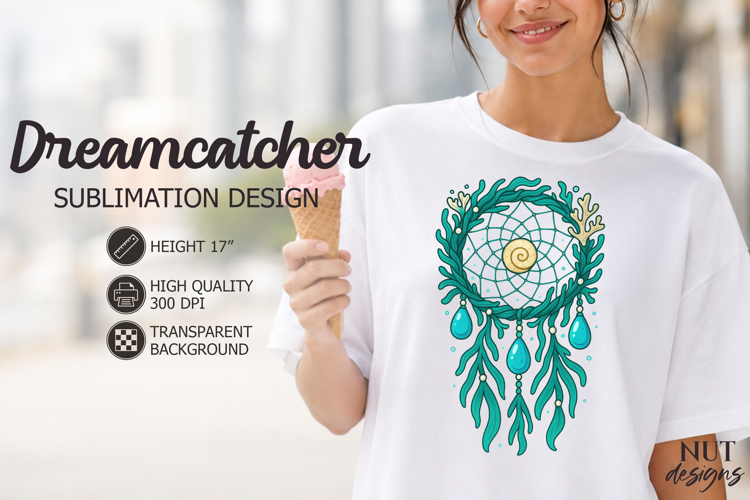 Boho Dreamcatcher sublimation Summer nautical beach