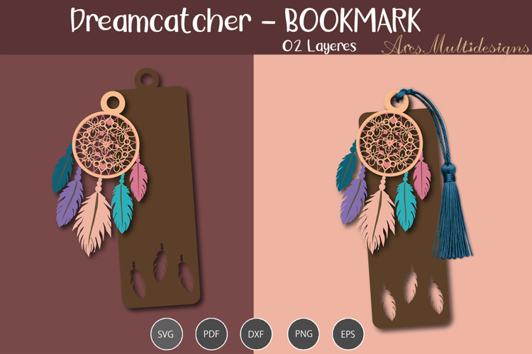 Dreamcatcher Bookmark SVG