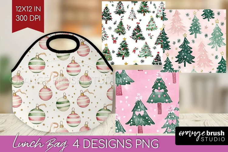 Dreamy Christmas Lunch Bag - Christmas Lunch Bug PNG