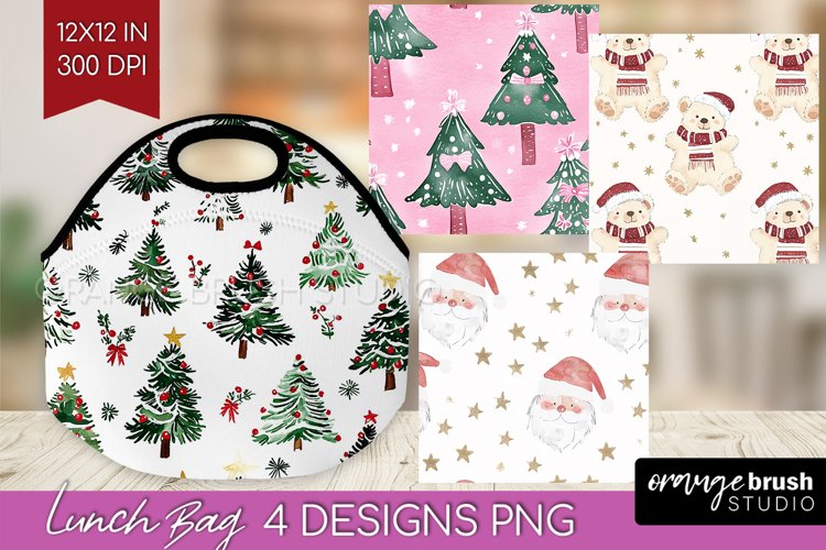 Dreamy Christmas Lunch Bag - Christmas Lunch Bug PNG example image 1