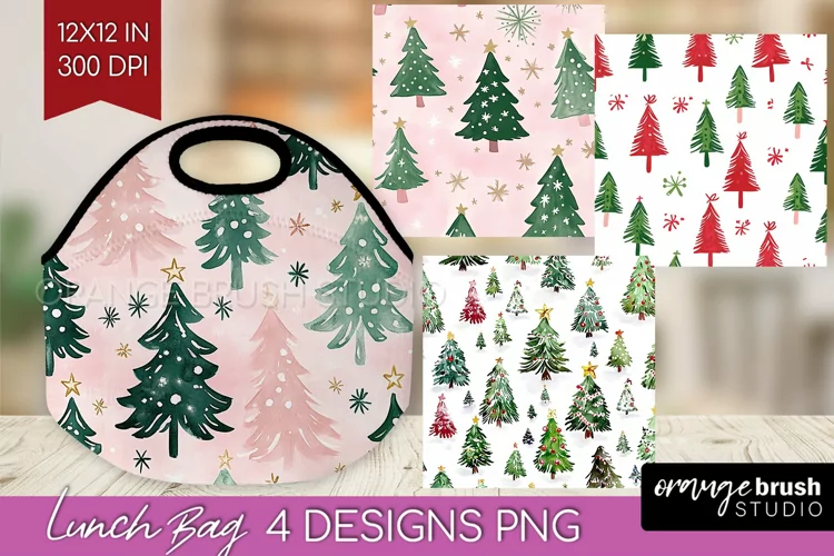 Dreamy Christmas Lunch Bag - Christmas Lunch Bug PNG