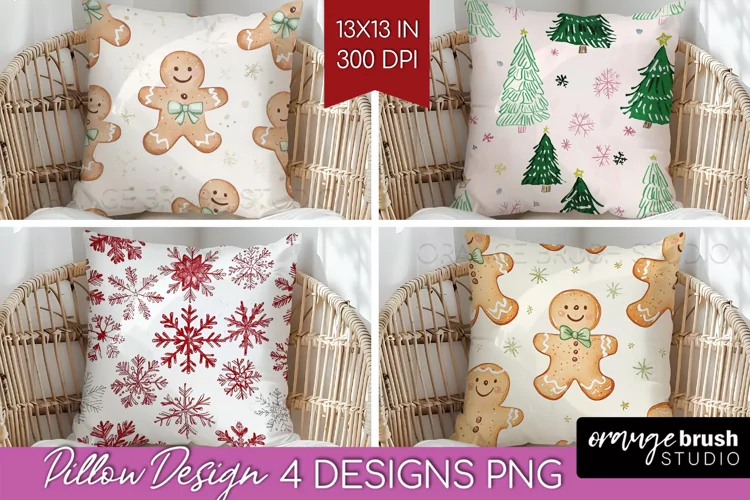Dreamy Christmas Pillow Sublimation - Christmas Pillow Cover