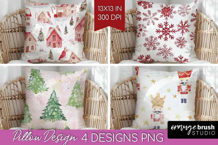 Dreamy Christmas Pillow Sublimation - Christmas Pillow Cover