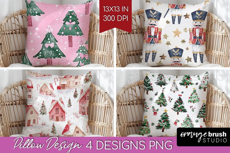 Dreamy Christmas Pillow Sublimation - Christmas Pillow Cover