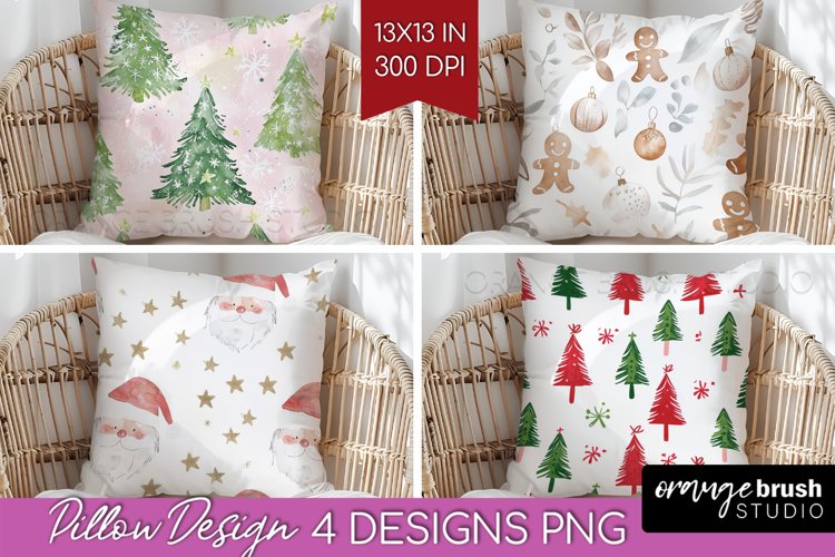 Dreamy Christmas Pillow Sublimation - Christmas Pillow Cover