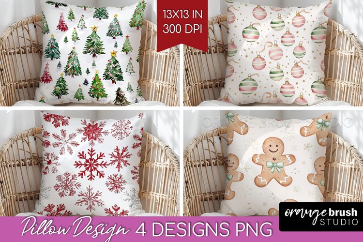 Dreamy Christmas Pillow Sublimation - Christmas Pillow Cover