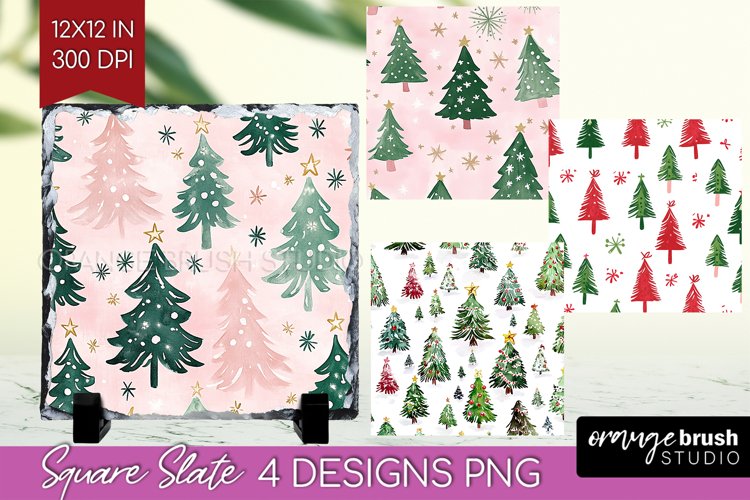 Dreamy Christmas Slate PNG - Christmas Square Slate example image 1