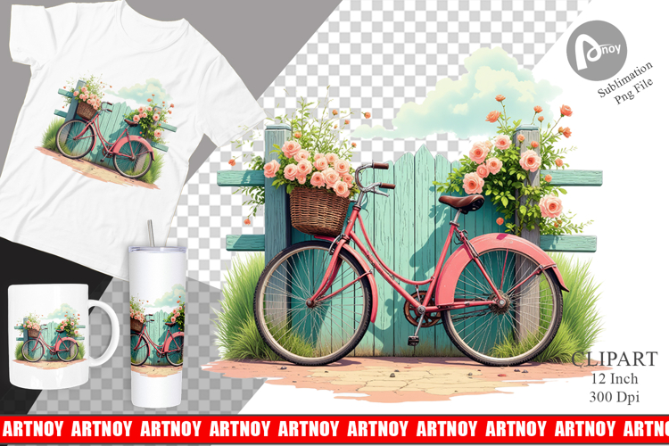 Dreamy Garden Picnic Clipart example image 1