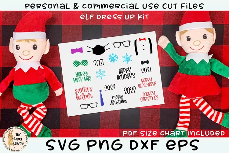 Elf Dress Up Kit SVG
