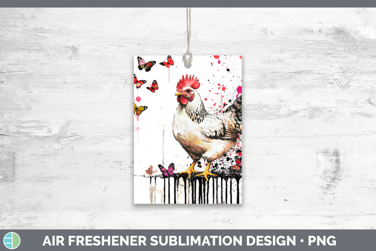 Drips BS01 Chicken Air Freshener Sublimation Car Freshener D