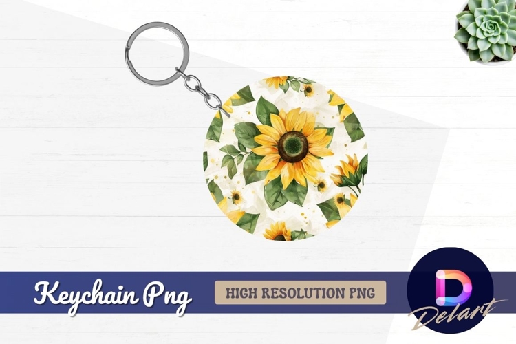 Watercolor Sunflower Clipart Image 11