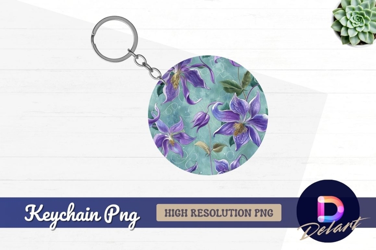 Purple Flower Clipart Image 15