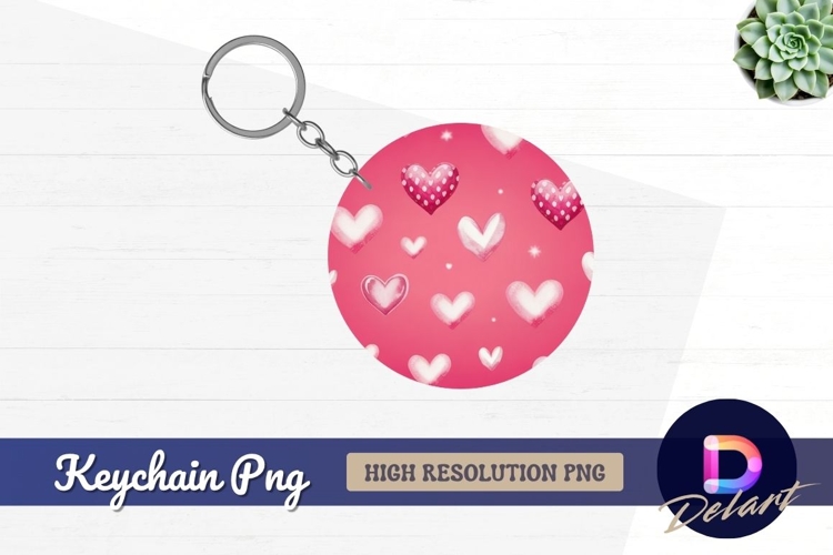 Pink Hearts Clipart Image 8