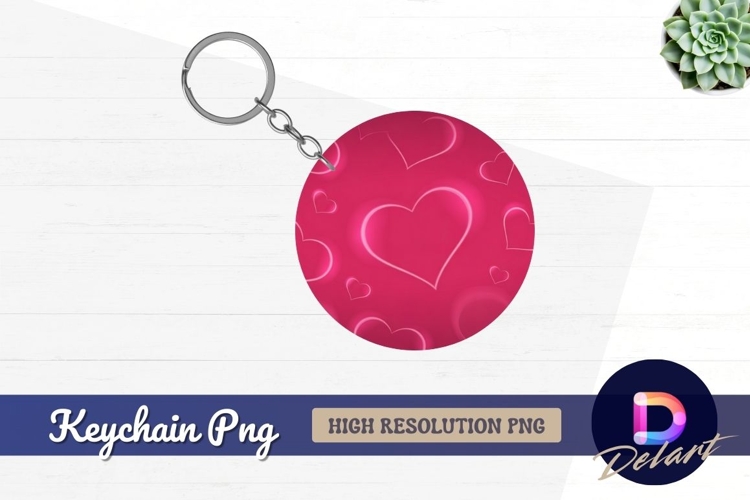 Pink Hearts Clipart Image 22