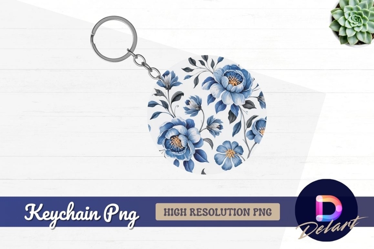 Blue Flowers Clipart Image 17