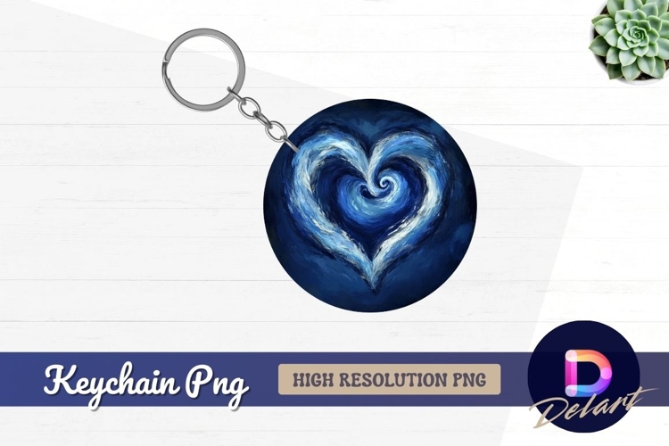 Blue Heart Clipart Image 16