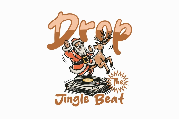 Drop The Jingle Beat T-shirt Funny Style
