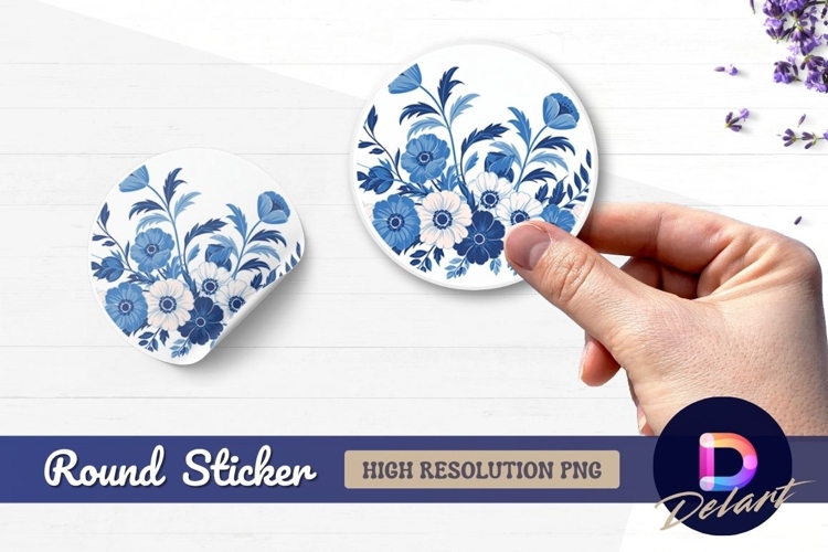 Flower Sticker Png Image 11