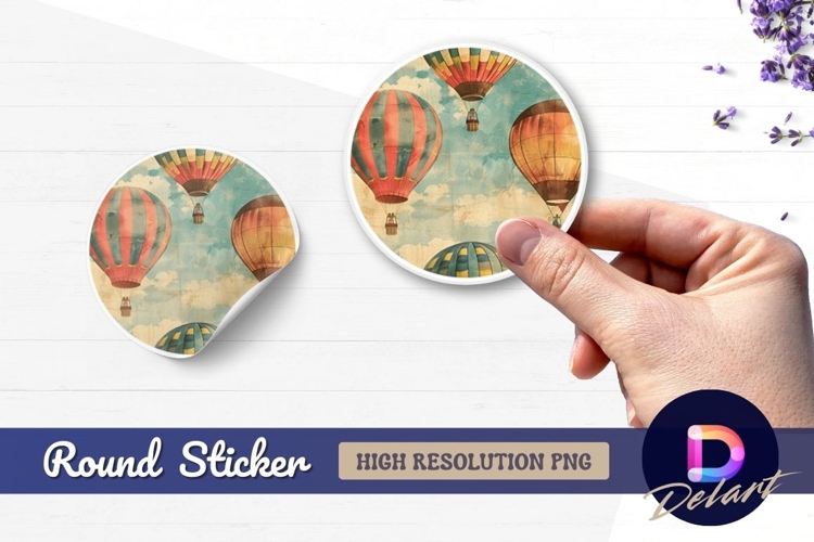 Hot Air Balloon Clipart Image 5