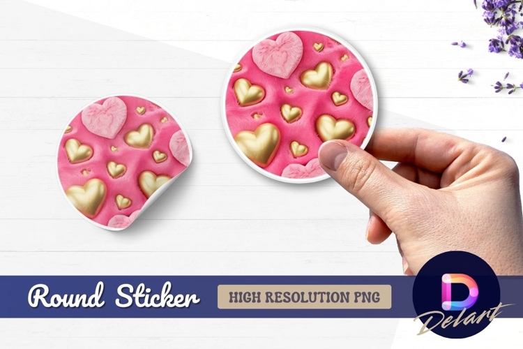 Pink Hearts Clipart Image 22