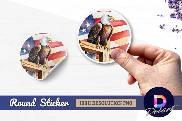 American Flag Clipart Image 14